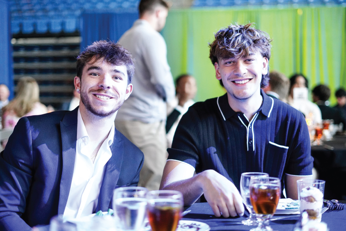 special dinner with ung athletic admin